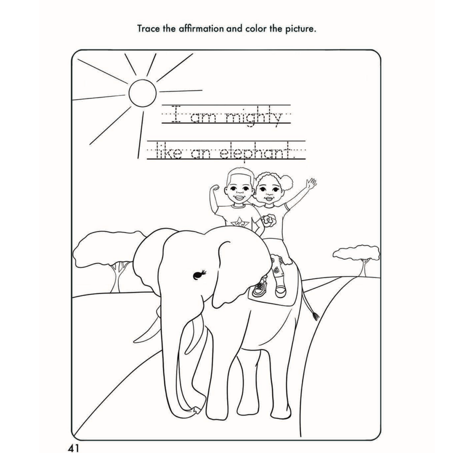 Who I Am Fun Affirmation Activities Book For Kids