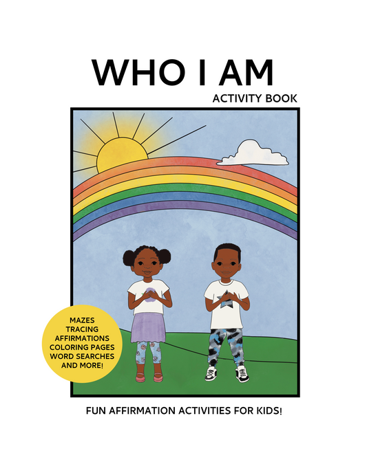 Who I Am Fun Affirmation Activities Book For Kids